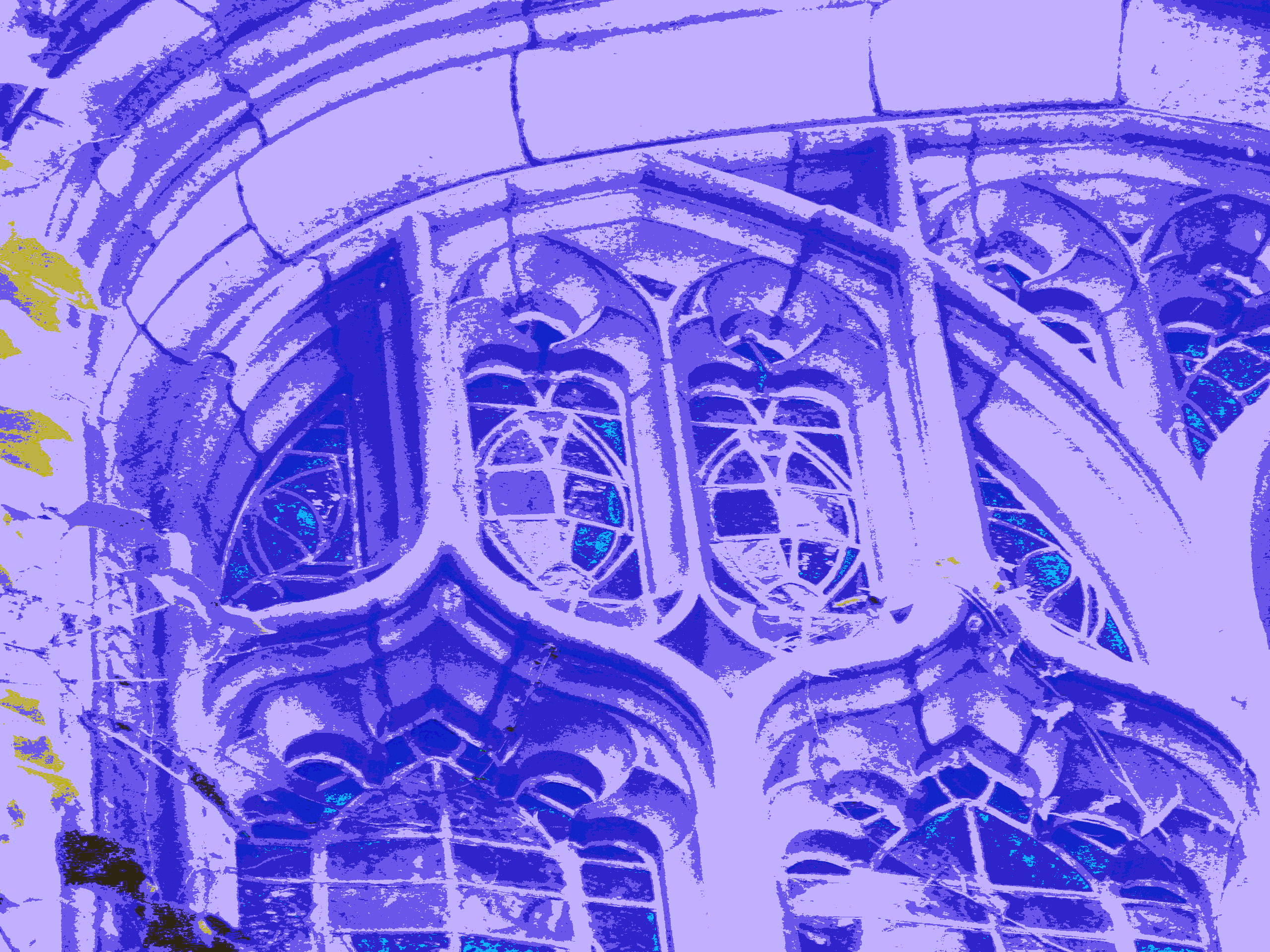 Tracery in Purple at Bond Chapel